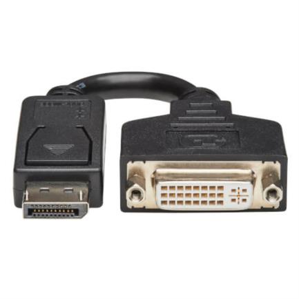 Adaptador Tripp Lite Cable DisplayPort a DVI Convertidor DP-M a DVI-I-F 15.2cm Color Negro 4