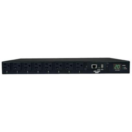 PDU Tripp Lite Monofásico Controlable Switch Transferencia Automática 1.9kW Entradas 15-20P/5-20P 120V 16 Tomacorrientes