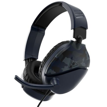 Audífonos Turtle Beach EarForce Recon 70 Diadema Alámbrico 3.5mm Cable 1.2m PlayStation Azul Camuflaje
