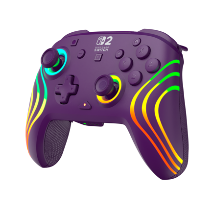 Control de juego Turtle Beach RGB inalámbrico Afterglow - Purple