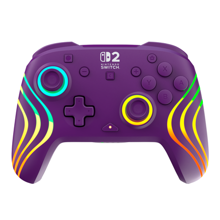 Control de juego Turtle Beach RGB inalámbrico Afterglow - Purple 5