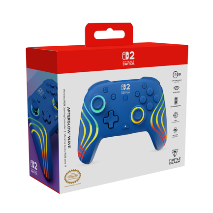 Control de juego Turtle Beach RGB inalámbrico Afterglow- Blue 4