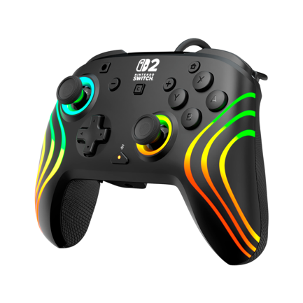 Control de juego Turtle Beach RGB con cable Afterglow - Negro