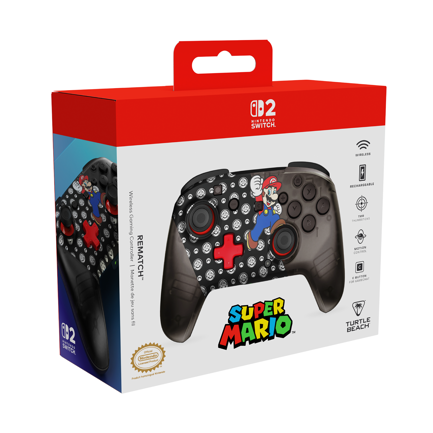 Control de juego Turtle Beach inalámbrico Rematch- Super Mario Jump 4