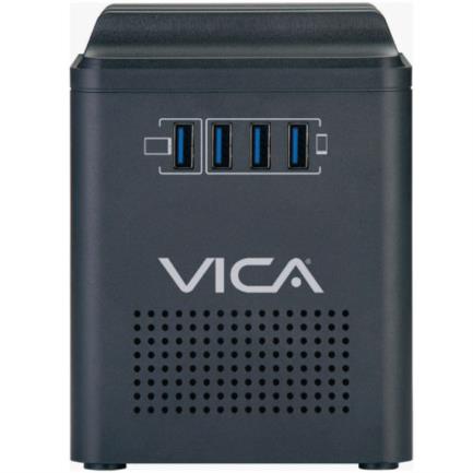 Regulador Connect 800 VICA 800VA/400W 4 Puertos USB de Carga Rápida 3 Años de Garantía