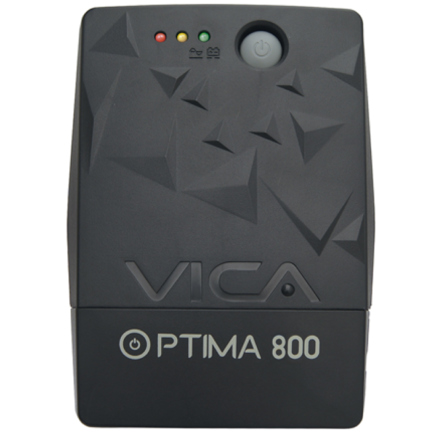 UPS Vica Ópima 800 800VA 480W 6 NEMA 5-15R 2 Reguladas Y 4 Respaldadas 3 Años WTY