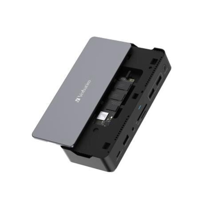 Docking Verbtim USB-C Pro 15 en 1 - SSD Vi3000 de 256 GB