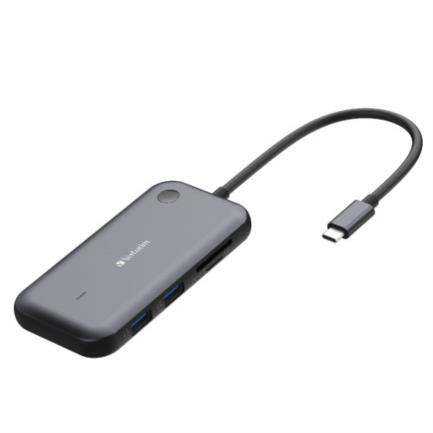 Adaptador Verbatim Inalámbrico USB-C con Lector de Tarjetas QCast Mirror WDA-01 4