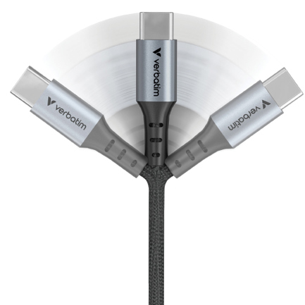 Cable Verbatim de carga y sincronización USB-C a Lightning 60W - 120cm 2