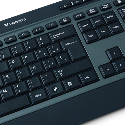 Kit Teclado y Mouse Verbatim Inalámbrico Mouse de 6 botones 2