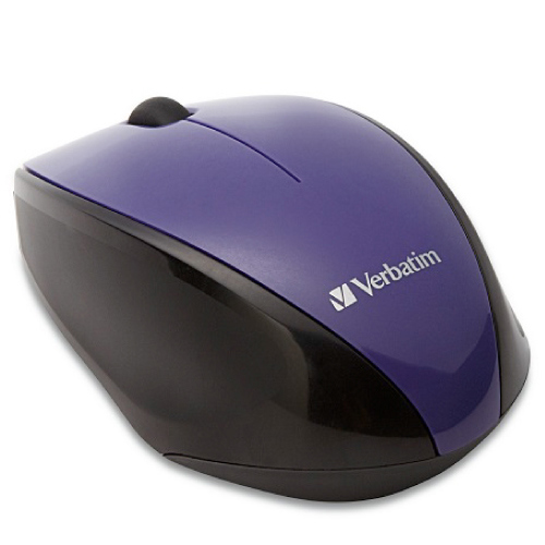 Mouse VERBATIM Inalambrico BlueLED - Purpura 2