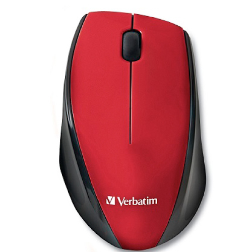 Mouse VERBATIM Inalambrico BlueLED - Rojo 3