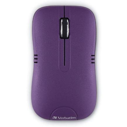 Mouse verbatim serie commuter óptico inalámbrico p/notebooks color púrpura mate