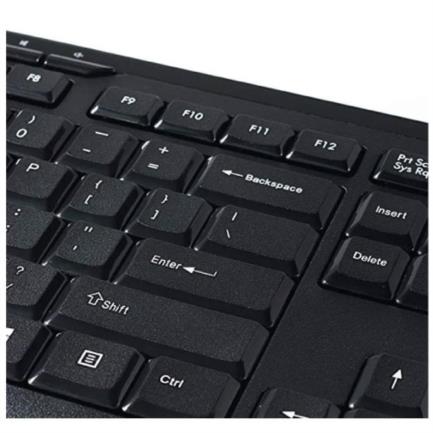 Teclado y Mouse VERBATIM Silencioso e Inalámbrico con Blue LED - Negro 2