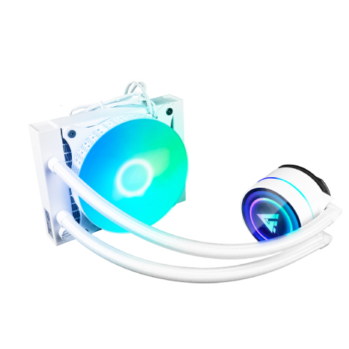 Enfriamiento Líquido Game Factor LQG501 120mm RGB 150W 1 FAN 120mm Blanco 3