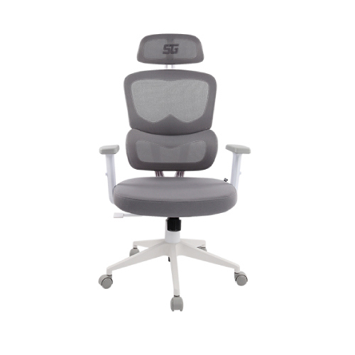 SILLA VORAGO START THE GAME CGM400 MESH / RECLINABLE / DESCANSA BRAZOS 1D / BLANCA