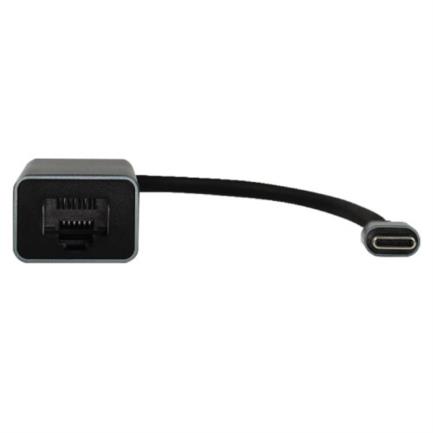 Adaptador Vorago ADP-210 Tipo C a Ethernet RJ45 1GBPS 200mm Color Negro