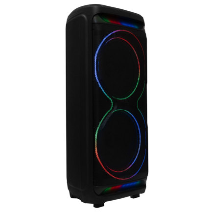 BAFLE VORAGO KSP-800 15x2 MICROFONO INALAMBRICO NEGRO 3