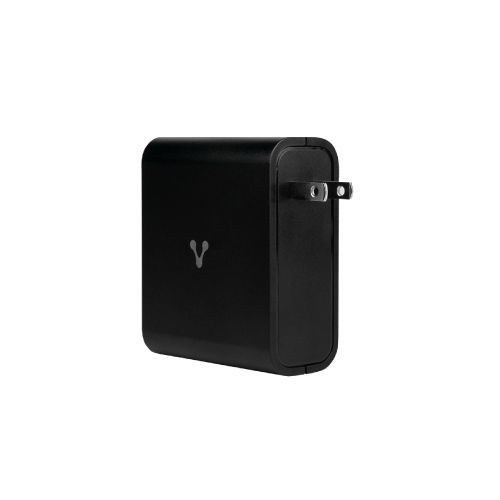 CARGADOR DE PARED VORAGO AU-600 TIPO C 100W PD 5 PUERTOS QUICK CHARGE 3.0 NEGRO 2