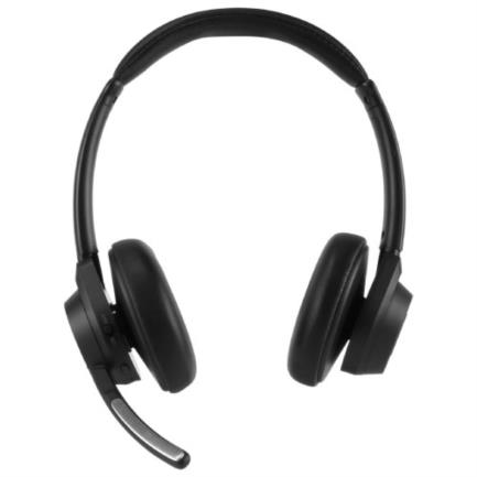 Diadema Vorago HSB-500 Bluetooth Micrófono Giratorio Color Negro