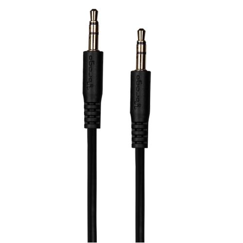 CABLE AUXILIAR AUDIO VORAGO CAB-A01B 3.5MM A 3.5 MM NEGRO