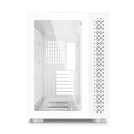 Gabinete Game Factor CSG700 ATX Fishtank Panel Lateral Vidrio Templado USB 2.0/3.0 Color Blanco