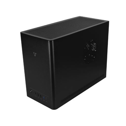 GABINETE VORAGO GAB-210 MINITORRE Micro ATX ITX 2xUSB 2.0 1xUSB 3.0 1xTIPO C 5OOW NEGRO 2