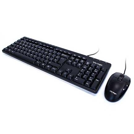 Kit vorago teclado y mouse km-104 alambrico multimedia usb