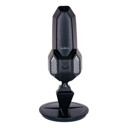 Micrófono Vorago Game Factor MCG800 Con Base Giratoria USB Tipo-C Color Negro 4