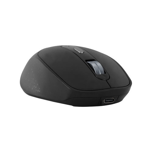 MOUSE VORAGO MO-450 INALAMBRICO Y BLUETOOTH RECARGABLE TIPO C NEGRO 2