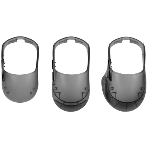 Mouse Game Factor MOW700 Carcasas Intercambiables 2.4G+BT Pixart 3395 26.000 DPI RGB Negro 2