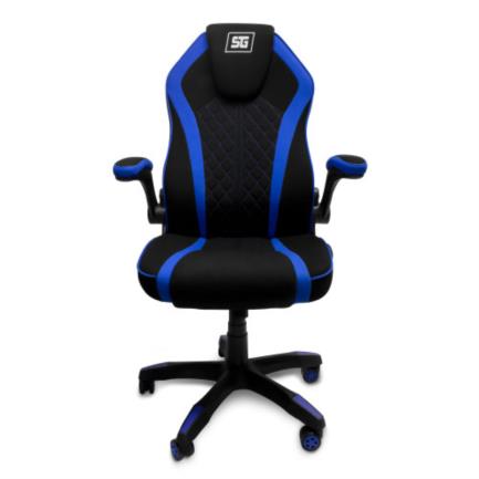 Silla Gamer Vorago Start The Game CGC300 Tela Color Negro-Azul