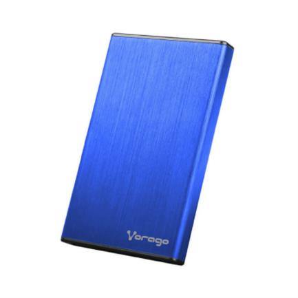 Enclosure Gabinete Vorago HDD-102 para SSD/HDD 2.5" SATA USB 2.0 Color Azul