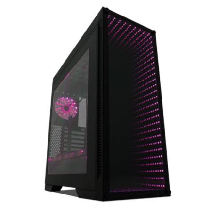 Gabinete game factor csg601 optical full atx cristal usb 3.0 1 ventilador 120mm rgb s/fte