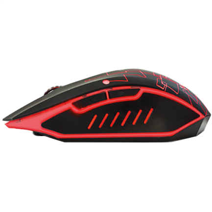 Mouse Vorago Gamer MO-501 Óptico Iluminado 3200 dpi USB Color Negro