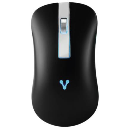 Mouse Vorago MO-305 Slim LED RGB Inalámbrico Recargable 800/1200/1600 dpi Color Negro 3