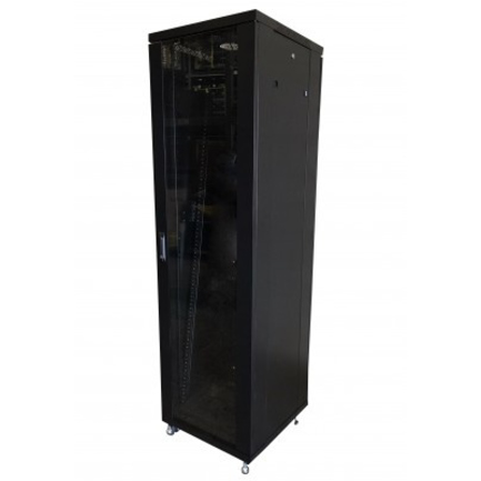 Gabinete de piso WAM de 42UR Puerta de cristal WAM-FC42UR06-A