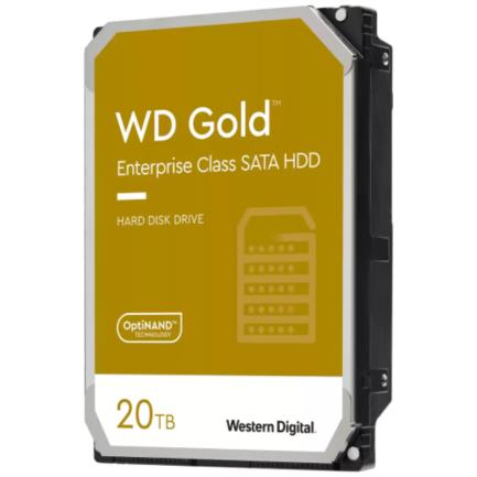 Disco duro western digital gold enterprise 20tb sata 6gbs 3.5" 256mb 7200rpm data center