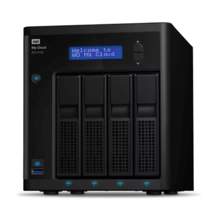 Nas western digital my cloud experts series ex4100 externo 40tb 4 bahias hot swap usb