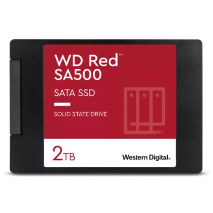 Unidad de estado sólido western digital red sa500 2tb 2.5" sata lect 560/esc 530mbs para nas
