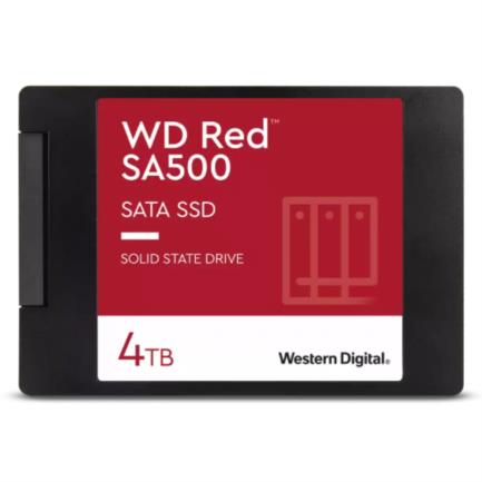 Unidad de estado sólido western digital red sa500 4tb 2.5" sata lect 560/esc 530mbs para nas