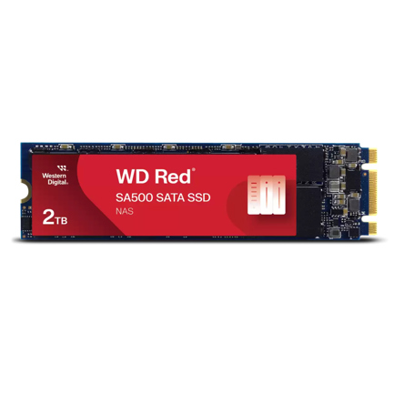 SSD Interno Western Digital Red SA500 2TB M.2 2280 SATA lll Lect 560/530 MBs 3D NAND para NAS