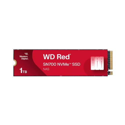 SSD Interno Western Digital Red SN700 1TB M.2 2280 PCIe 3.0 NVMe Lect 3430/3000 MB/s WDS100T1R0C