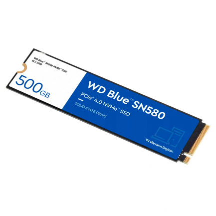 Unidad de Estado Solido SSD Western Digital WD Blue SN580 NVMe 500GB PCI Express 4.0 M.2