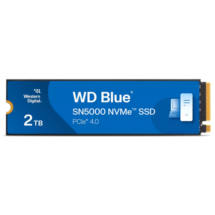Unidad SSD M.2 WD 2TB Blue SN5000 PCIE 4.0 NVME 3D NAND 2280