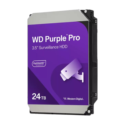Disco Duro interno Western Digital  Purple Pro Surveillance de 24 TB SATA 6 Gb/s caché 512 MB 3.5