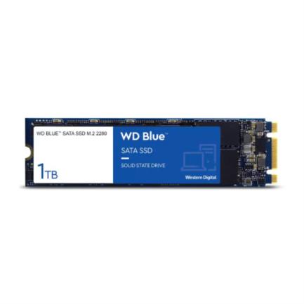 Unidad de estado sólido western digital ssd blue 1tb m.2 2280 sata 3d nand lect 560mbs/esc 530mbs