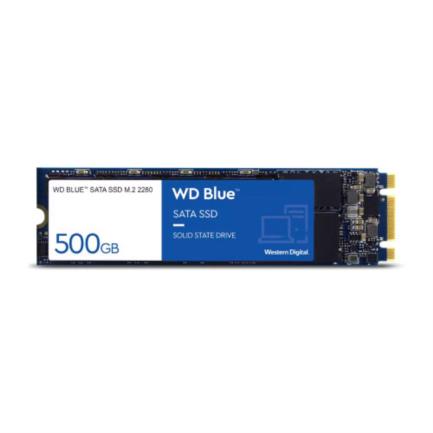 Unidad de estado sólido western digital ssd blue 500 gb m.2 2280 sata 3d nand