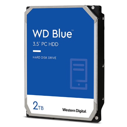Disco duro western digital blue 2tb sata 6gbs 3.5" 256mb 5400rpm pc básico