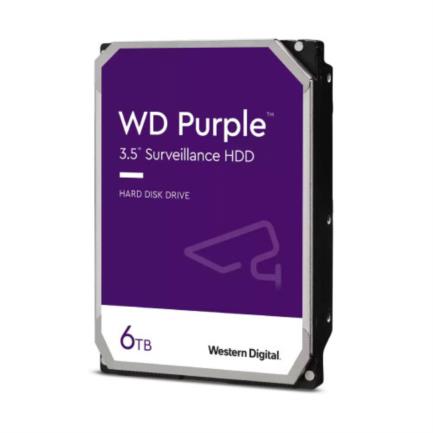 Disco duro western digital purple 6tb sata 6gbs 3.5" 256mb 5700rpm videovigilancia
